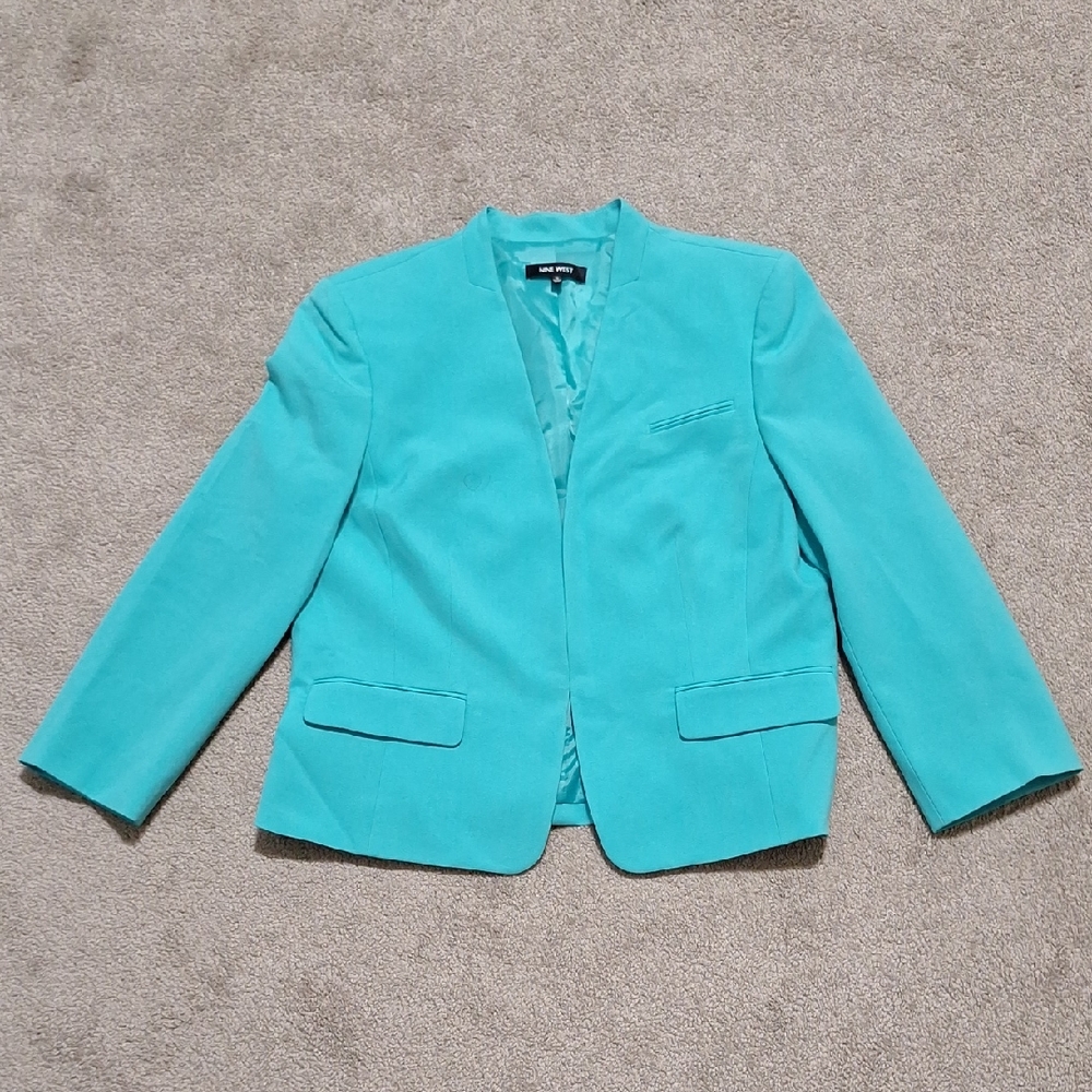 Teal Blazer Jacket